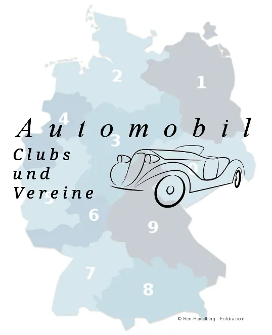 Automobilclubs Deutschlandkarte