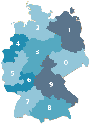 Deutschlandkarte-plz